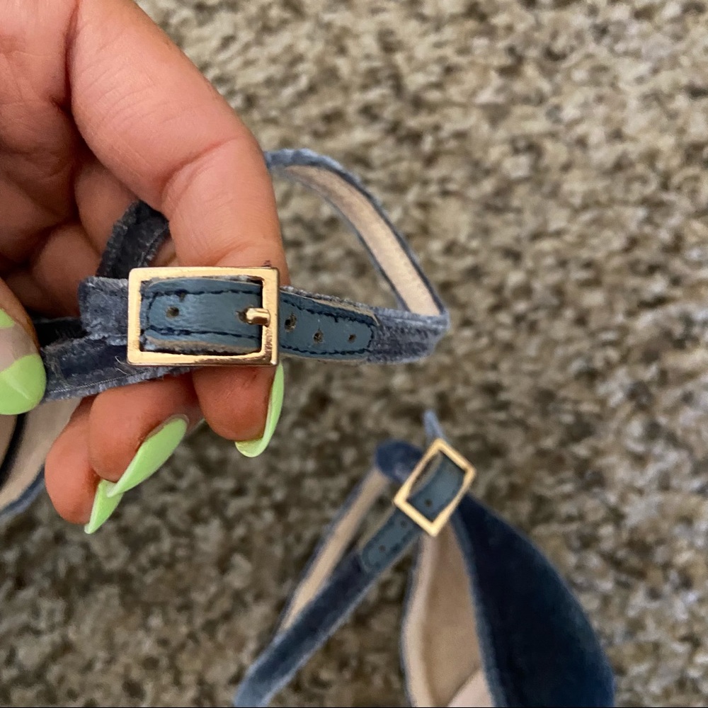 SOLD RAYE brynne velvet heels - Picture 10 of 10